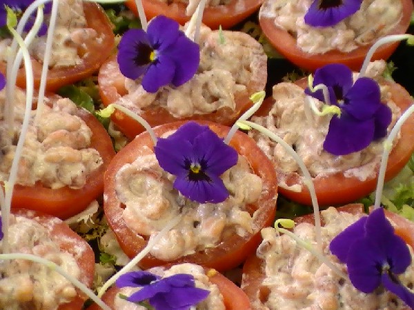 buffet le grand champ<br />
tomate crevettes grises mayonnaise maison